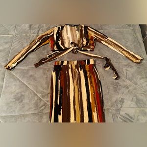 Two-piece set from Fashion Nova! Took this to a Vegas trip and never wore it!